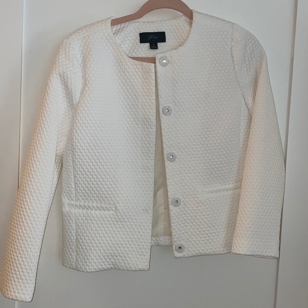 White J. Crew Cardigan/Jacket/Blazer - Picture 2 of 7
